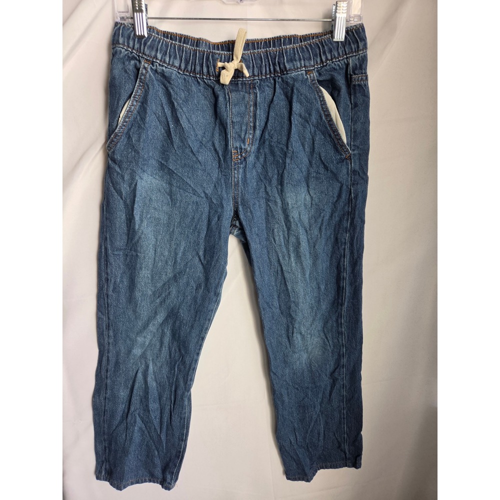 Cat & Jack Straight Jeans Toddler Blue Medium Wash Relaxed Mid Rise